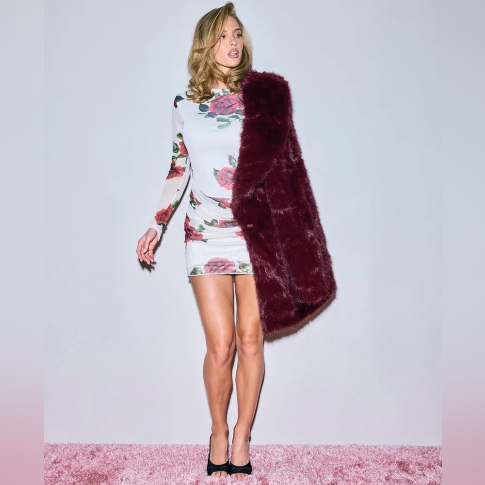 Boohoo Floral Mini Dress